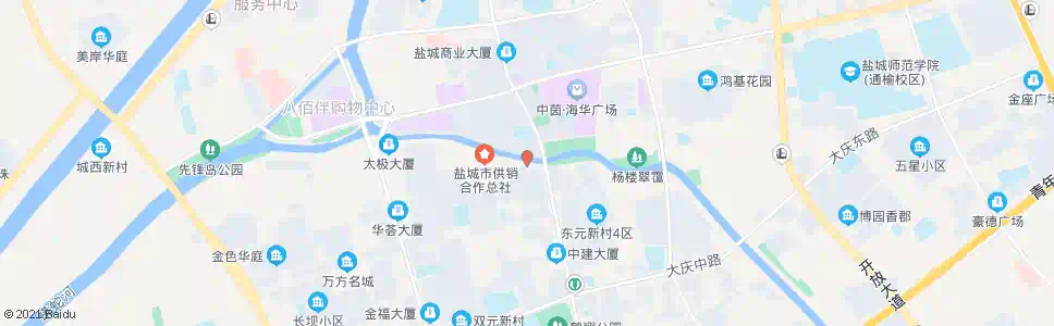 盐城解放桥_公交站地图_盐城公交_妙搜公交查询2025