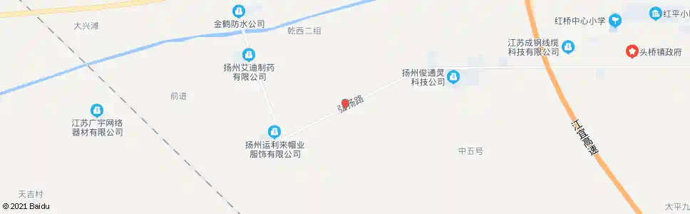 扬州乾西七队_公交站地图_扬州公交_妙搜公交查询2025
