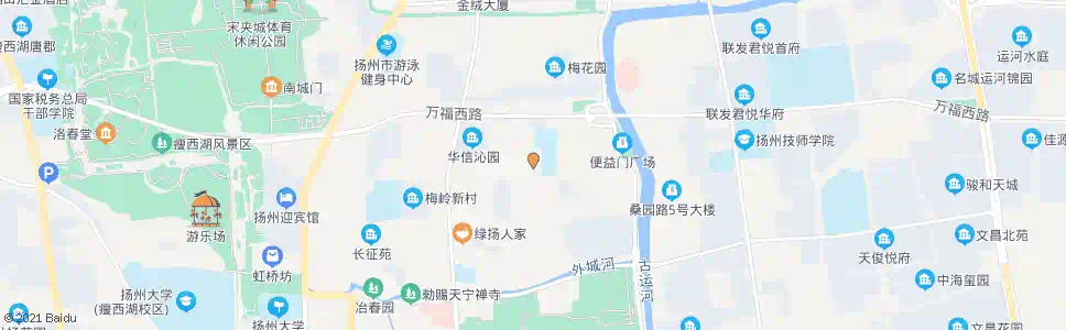 扬州梅岭东苑_公交站地图_扬州公交_妙搜公交查询2025