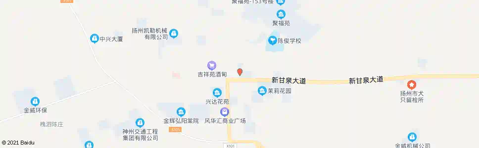 扬州槐泗镇(酒甸)_公交站地图_扬州公交_妙搜公交查询2025