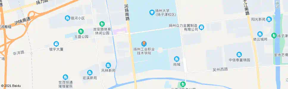 扬州工校_公交站地图_扬州公交_妙搜公交查询2025