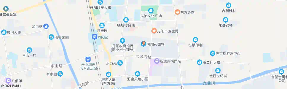 镇江凤翔花园城_公交站地图_镇江公交_妙搜公交查询2025