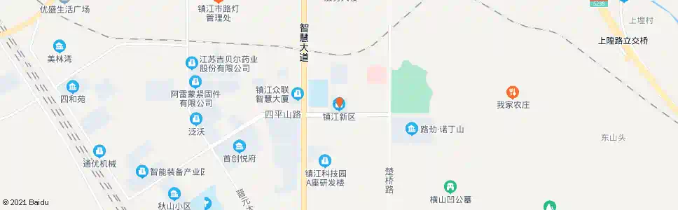 镇江精英公寓_公交站地图_镇江公交_妙搜公交查询2025