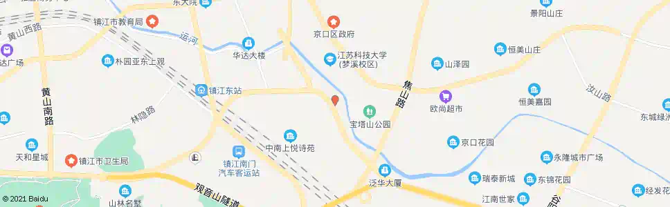 镇江江海学院(高旻寺)_公交站地图_镇江公交_妙搜公交查询2025