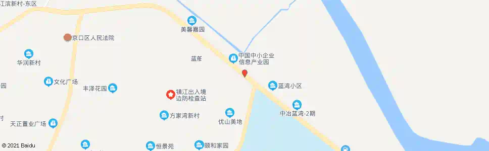 镇江中冶蓝湾_公交站地图_镇江公交_妙搜公交查询2025