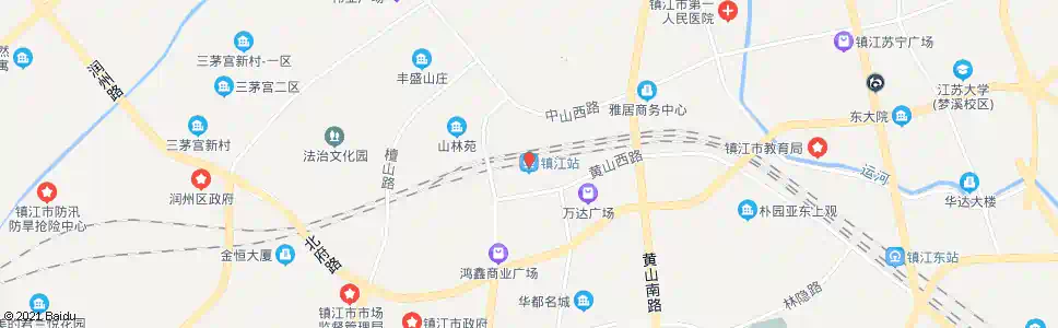 镇江高庙_公交站地图_镇江公交_妙搜公交查询2025