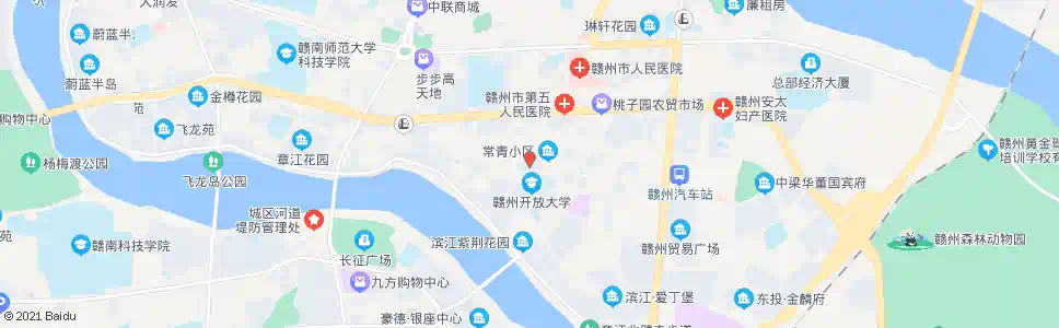赣州鹭江花园小区_公交站地图_赣州公交_妙搜公交查询2025