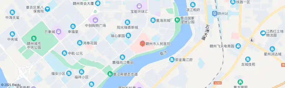 赣州人民医院_公交站地图_赣州公交_妙搜公交查询2025