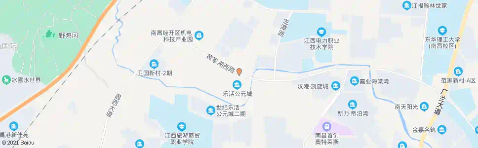 南昌黄家湖西路口_公交站地图_南昌公交_妙搜公交查询2025