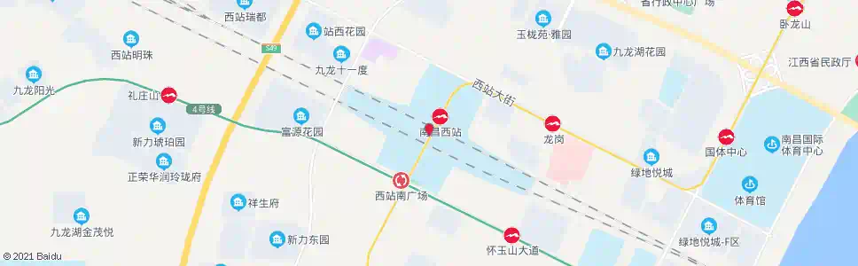 南昌担石岗_公交站地图_南昌公交_妙搜公交查询2025