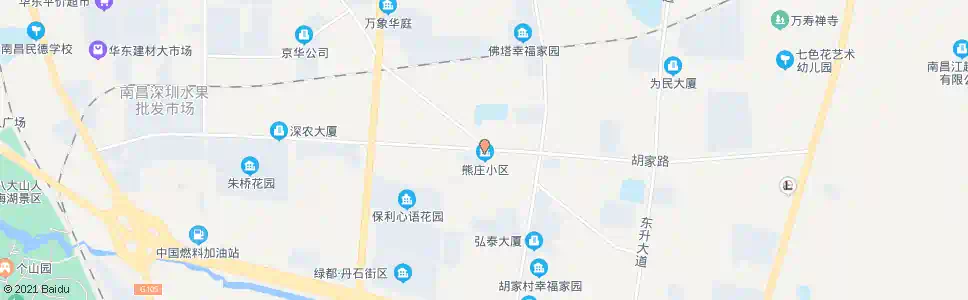 南昌熊庄_公交站地图_南昌公交_妙搜公交查询2025