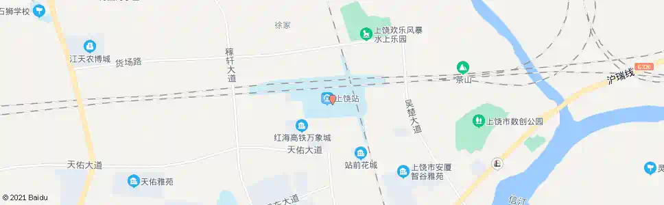 上饶赤搏山_公交站地图_上饶公交_妙搜公交查询2025