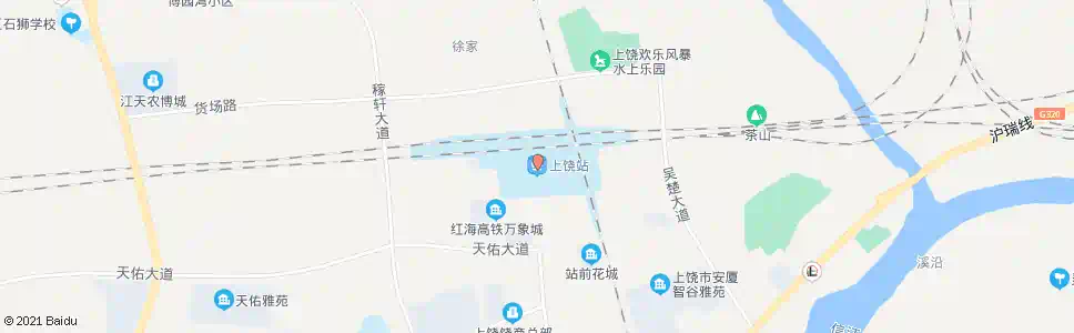上饶机务段_公交站地图_上饶公交_妙搜公交查询2025