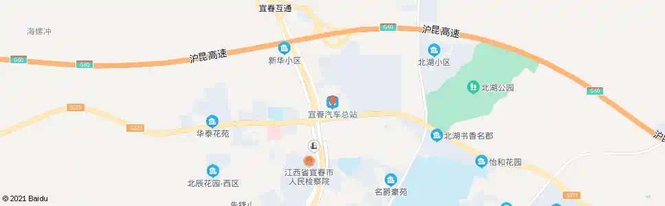 宜春汽车总站_公交站地图_宜春公交_妙搜公交查询2025