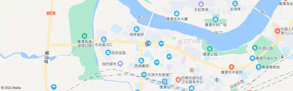 鹰潭环城路口_公交站地图_鹰潭公交_妙搜公交查询2025