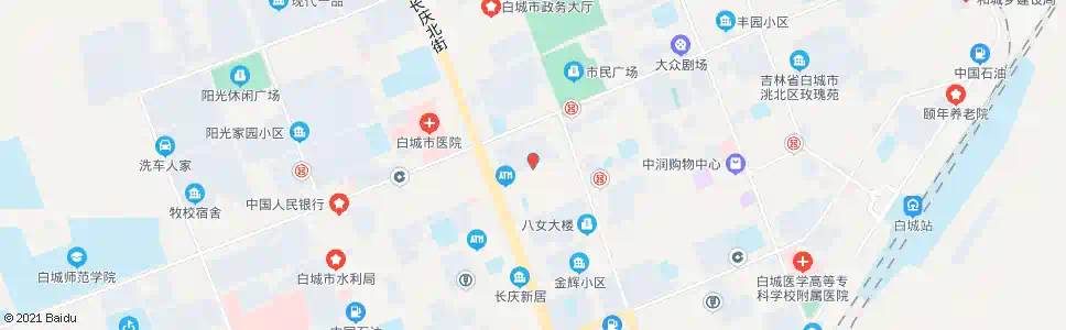 白城政务大厅_公交站地图_白城公交_妙搜公交查询2025