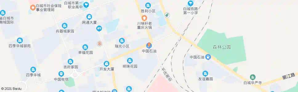 白城石油公司_公交站地图_白城公交_妙搜公交查询2025