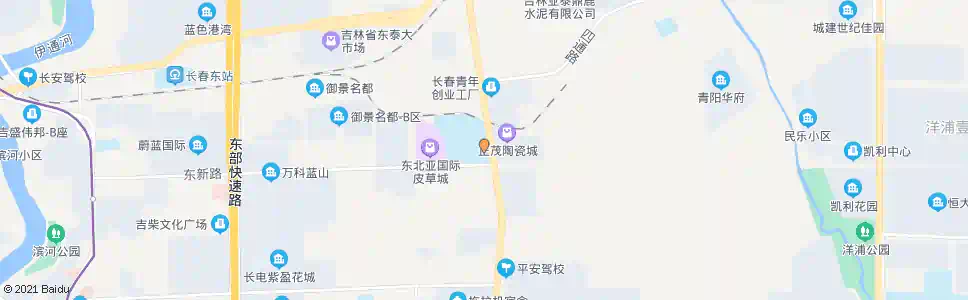 长春东环城路(东北亚文汇城)_公交站地图_长春公交_妙搜公交查询2025