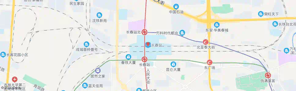 长春长春站(长白口)_公交站地图_长春公交_妙搜公交查询2025
