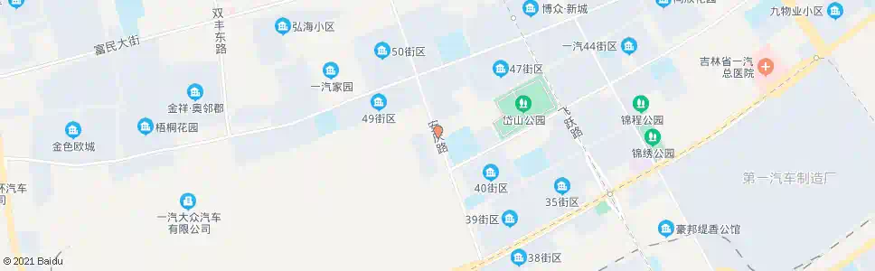 长春一汽二零八号门_公交站地图_长春公交_妙搜公交查询2025