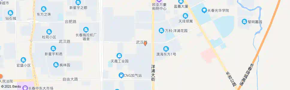 长春武汉路_公交站地图_长春公交_妙搜公交查询2025