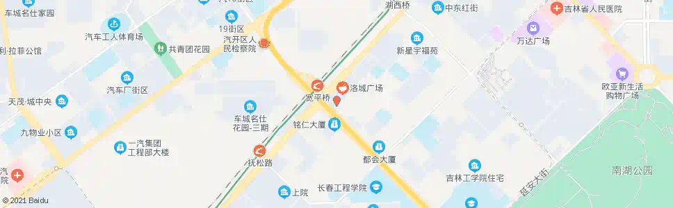 长春宽平大桥(开运街)_公交站地图_长春公交_妙搜公交查询2025