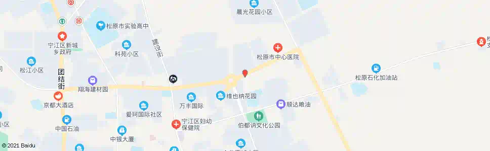 松原天元小区_公交站地图_松原公交_妙搜公交查询2025