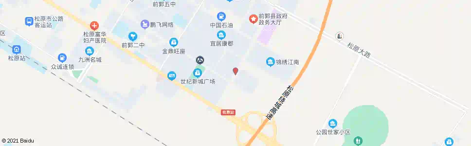 松原前郭县检察院_公交站地图_松原公交_妙搜公交查询2025