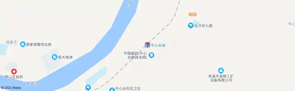 本溪牛心台_公交站地图_本溪公交_妙搜公交查询2025