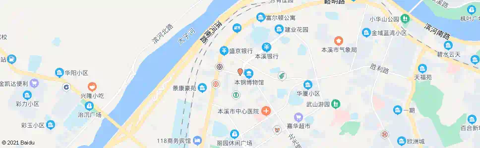 本溪本钢文化中心_公交站地图_本溪公交_妙搜公交查询2025