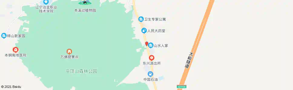 本溪山水人家_公交站地图_本溪公交_妙搜公交查询2025
