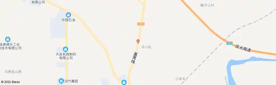 大连马小店北_公交站地图_大连公交_妙搜公交查询2025