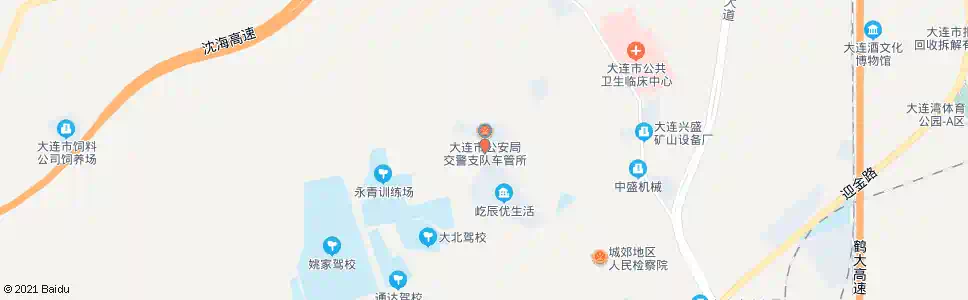 大连驾管处_公交站地图_大连公交_妙搜公交查询2025