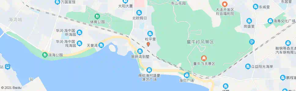 大连松海里_公交站地图_大连公交_妙搜公交查询2025
