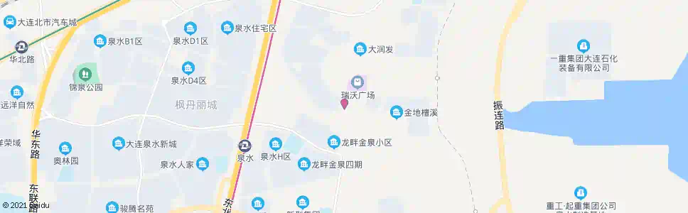 大连泉水K2区_公交站地图_大连公交_妙搜公交查询2025