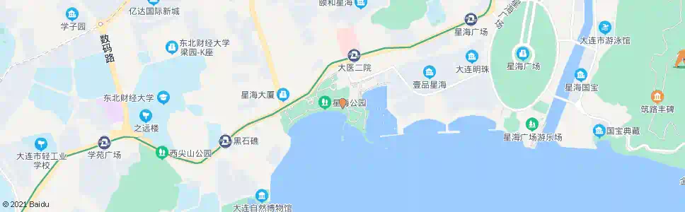 大连星海湾_公交站地图_大连公交_妙搜公交查询2025