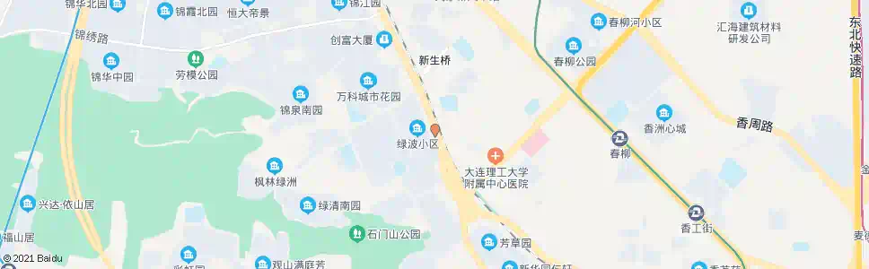 大连绿波小区_公交站地图_大连公交_妙搜公交查询2025