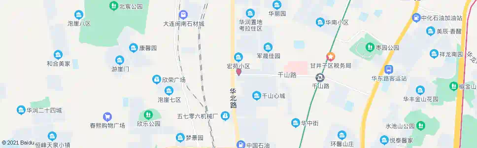 大连宏苑小区_公交站地图_大连公交_妙搜公交查询2025