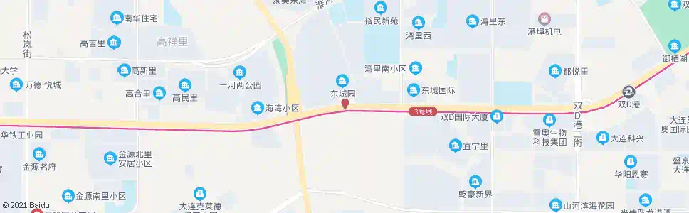 大连东城天下_公交站地图_大连公交_妙搜公交查询2025