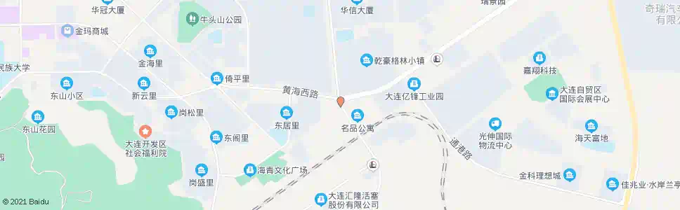 大连格林小镇_公交站地图_大连公交_妙搜公交查询2025