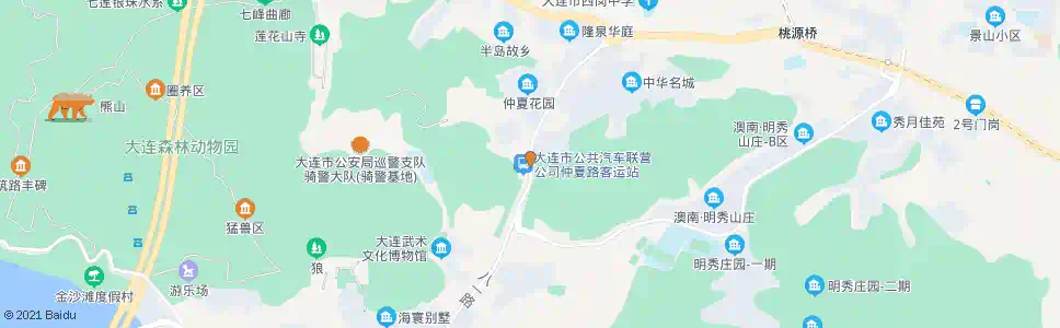 大连仲夏路_公交站地图_大连公交_妙搜公交查询2025