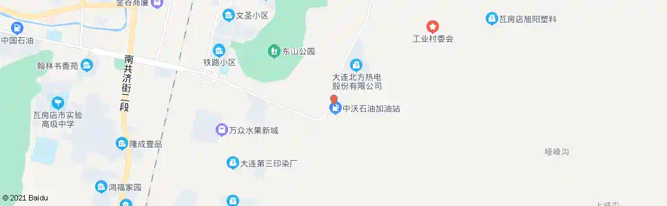 大连热电厂南门_公交站地图_大连公交_妙搜公交查询2025