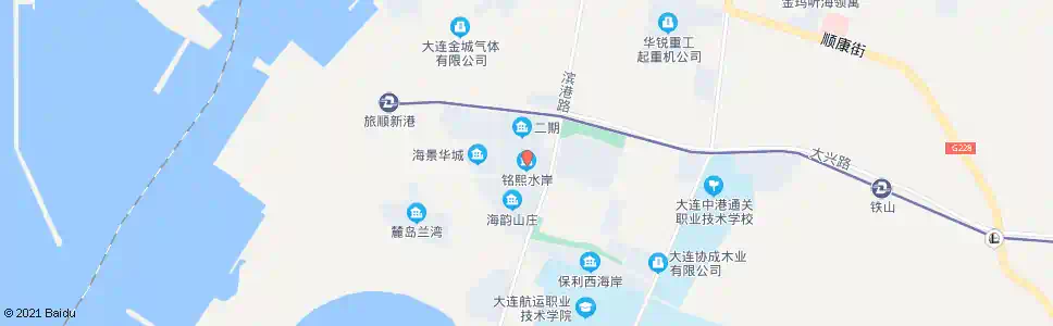 大连铭熙水岸_公交站地图_大连公交_妙搜公交查询2025