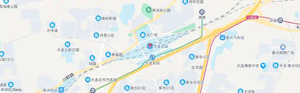 大连泡崖北区_公交站地图_大连公交_妙搜公交查询2025