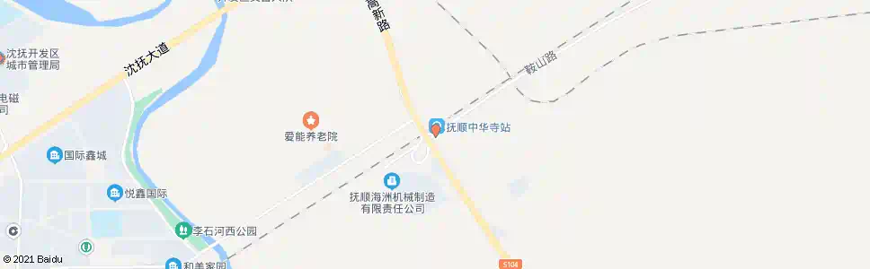 抚顺西山头_公交站地图_抚顺公交_妙搜公交查询2025