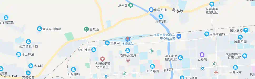 抚顺长春街北_公交站地图_抚顺公交_妙搜公交查询2025