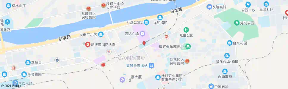 抚顺军分区_公交站地图_抚顺公交_妙搜公交查询2025