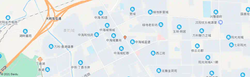 沈阳中海城(北)_公交站地图_沈阳公交_妙搜公交查询2025