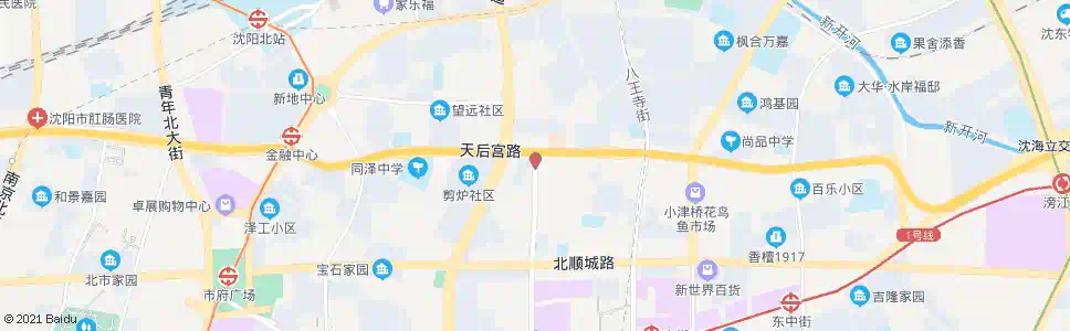 沈阳小北街_公交站地图_沈阳公交_妙搜公交查询2025