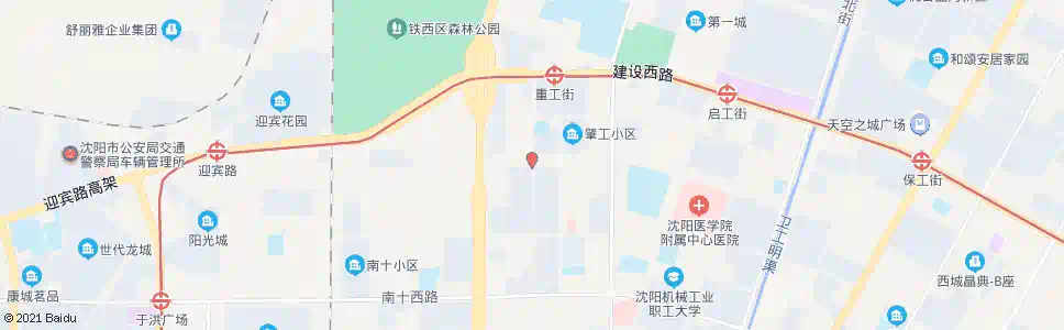 沈阳富工四街南七西路_公交站地图_沈阳公交_妙搜公交查询2025
